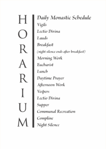 Horarium explained